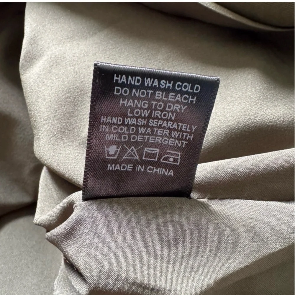 Tuckernuck Olive Twill Ariella Mini Dress XXXL | Puff Sleeve Utility Style NWT - Picture 8 of 12